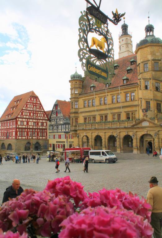 Hotel Goldenes Lamm Rothenburg ob der Tauber Exterior photo