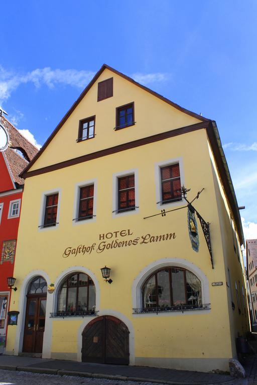 Hotel Goldenes Lamm Rothenburg ob der Tauber Exterior photo